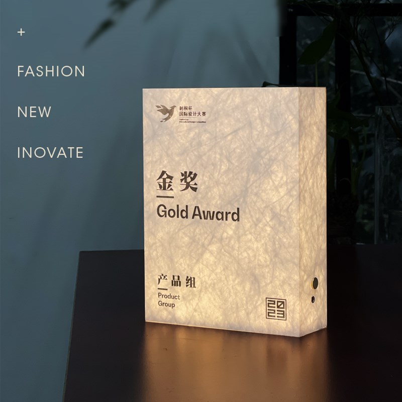 发光立牌定制亚克力桌牌企业LOGO摆台展台广告牌充电台卡桌面双面