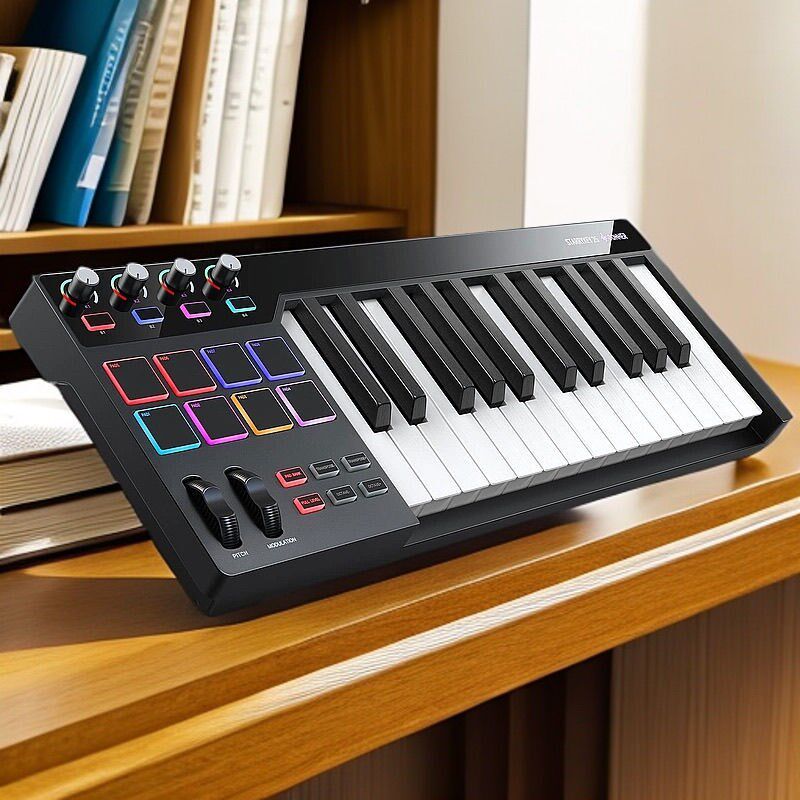 DONNER唐农MIDI键盘打击垫专业编曲创作25键控制器初学便携新款