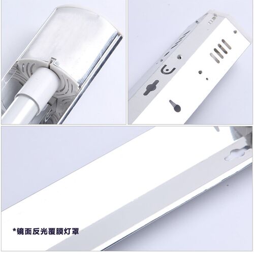 led角灯 T8墙角灯led 90度日光灯全套20W30W 万向吸顶直角荧光灯