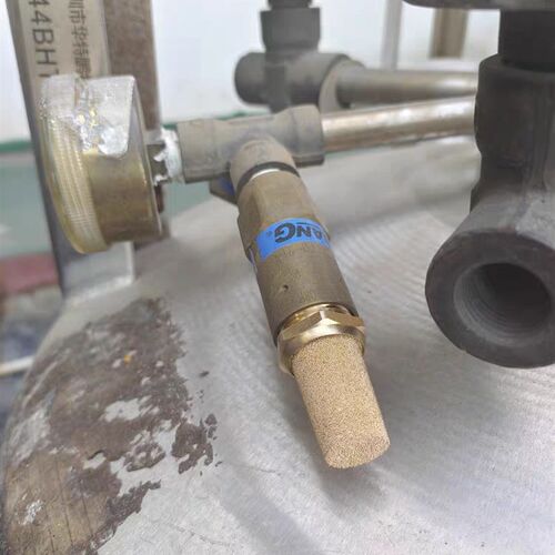 杜瓦罐液氧瓶配件消音器神器 焊接绝热气瓶安全阀消声器铜