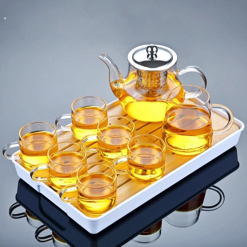 2026新款办公室家用小茶盘玻璃茶具套组轻奢高档功夫喝茶杯泡茶壶