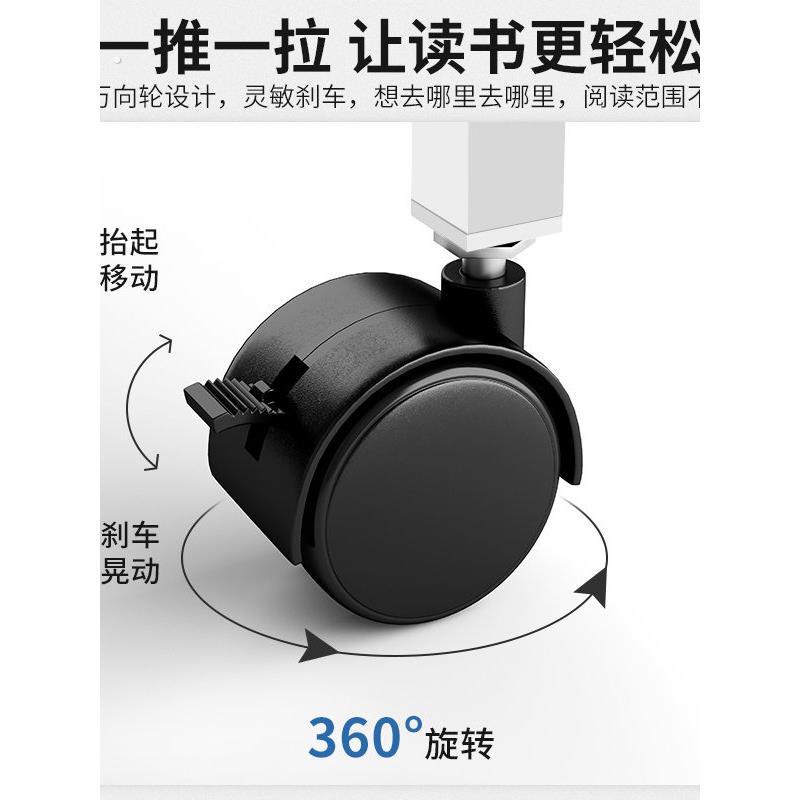 优选书架置物架落地多层收纳架铁艺窄缝家用架书桌旁简移动小书柜图片