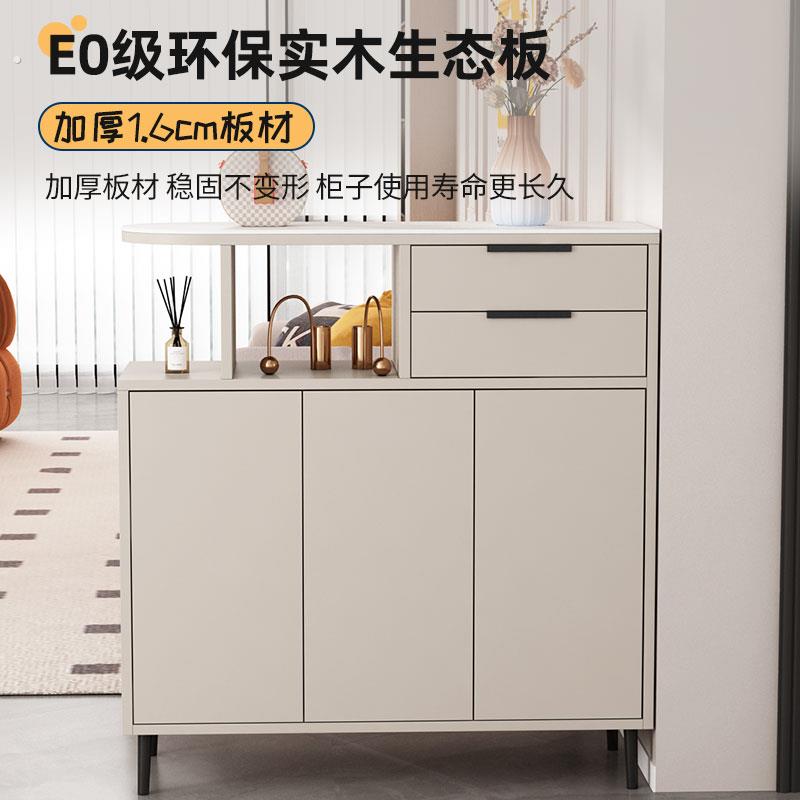 沙发边柜隔断法式玄关柜入户正对门小户型挡柜矮柜实木客厅新款柜