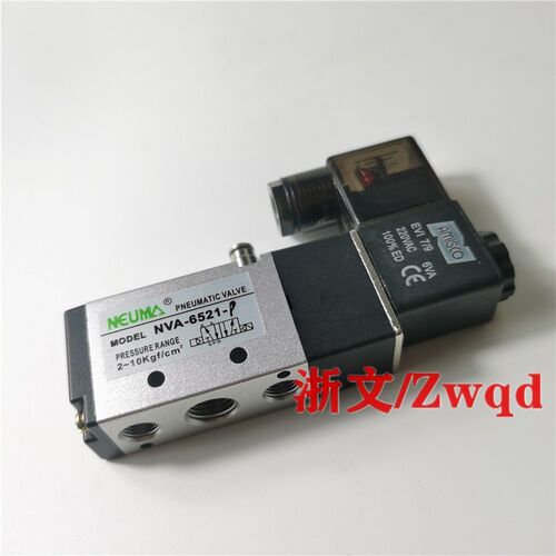 电磁阀NEUMA NVA-6521-P外部气控先导NVA-652-PT IP二位五通换向