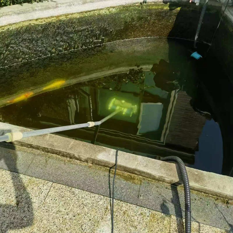 鱼池鱼缸清洁工具吸污器吸污机锦鲤鱼池清理设备吸污泵水12直流泵