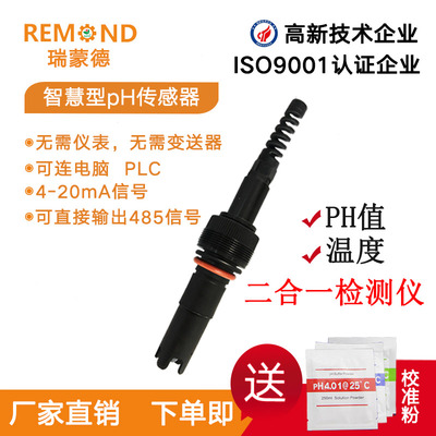 工业在线数字PH电极  酸度计 PH传感器 485和4-20mA输出 瑞蒙德