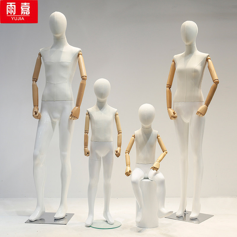 儿童模特展示架童装服装男女童装店橱窗陈列道具假人偶台小孩全身