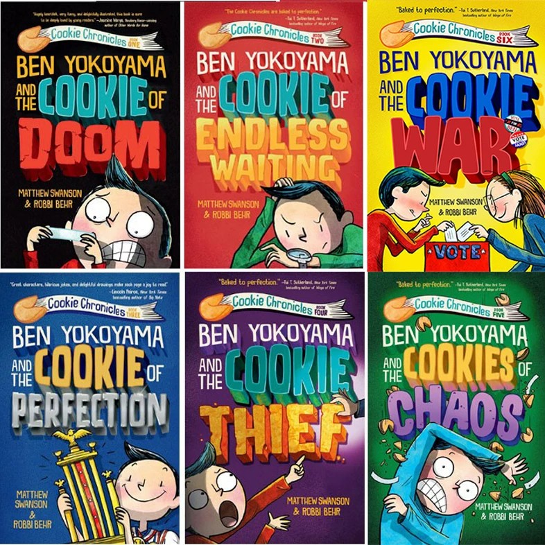 英文原版 Cookie Chronicles 6册 饼干编年史 冒险故事 插图章节小说 青少年小学生课外读物 Matthew Swanson