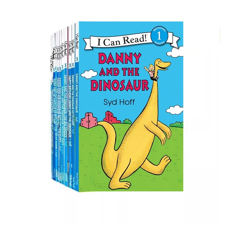 丹尼和恐龙绘本10册 Danny and the Dinosaur 英文原版合售 I Can Read 1阶段 儿童分级读物 启蒙阅读图画故事书