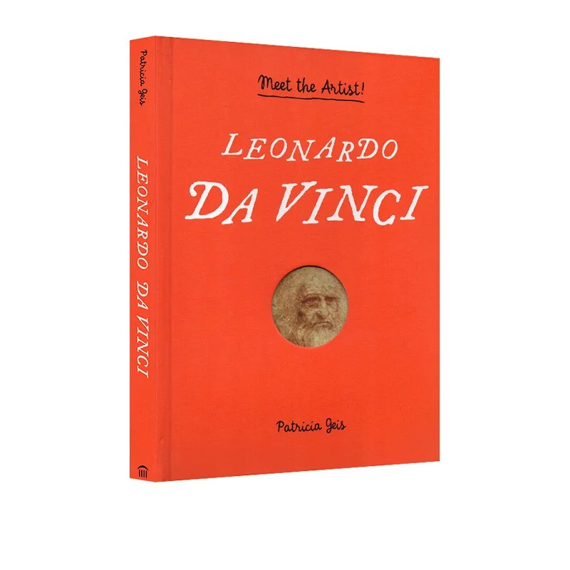 英文原版 遇见艺术家 莱昂纳多达芬奇 Leonardo da Vinci Meet the Artist 精装立体翻翻书 纸上美术馆 文艺复兴三杰 儿童艺术启蒙