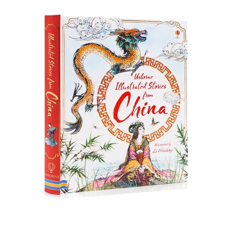 英文原版 Usborne Illustrated Stories from China 中国神话故事 民间艺术 青少年儿童英语启蒙精装全彩插图故事书
