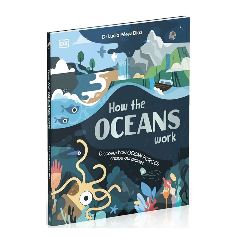 英文原版 How the Oceans Work 海洋运转的秘密 海洋科普百科绘本 DK 出品