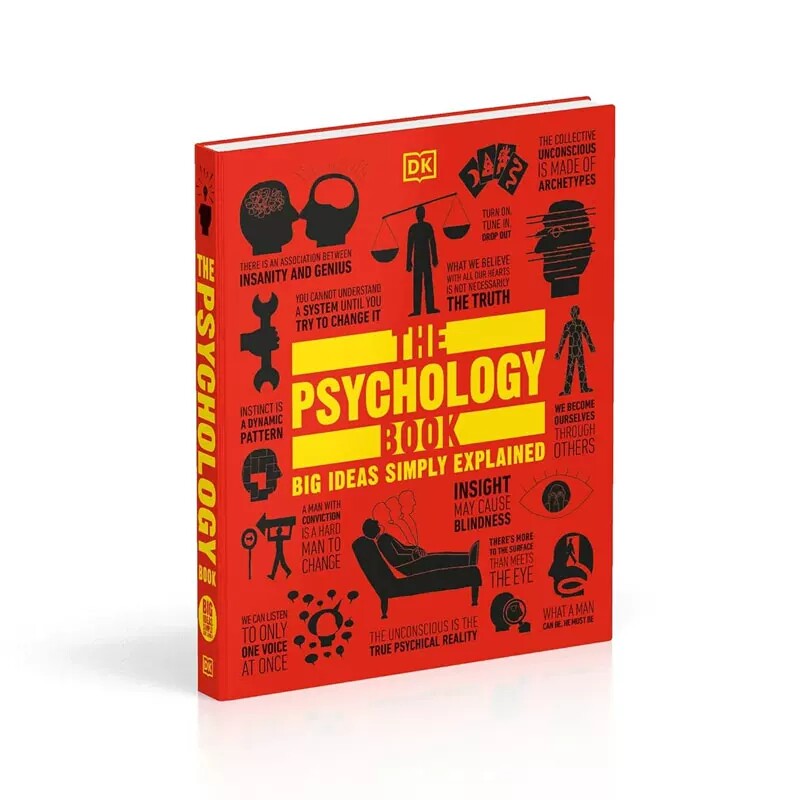 DK人类的思想百科丛书 The Psychology Book 心理学图解 英文原版 学科科普全彩铜版纸精装 Big Ideas Simply Explained