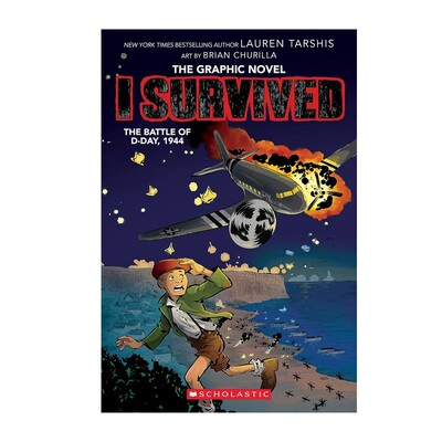 预售 英文原版 幸存者I Survived#9 1944年诺曼底登陆 灾难历史漫画the Battle of D-Day, 1944 逃生指南 课外科普 学乐Scholastic