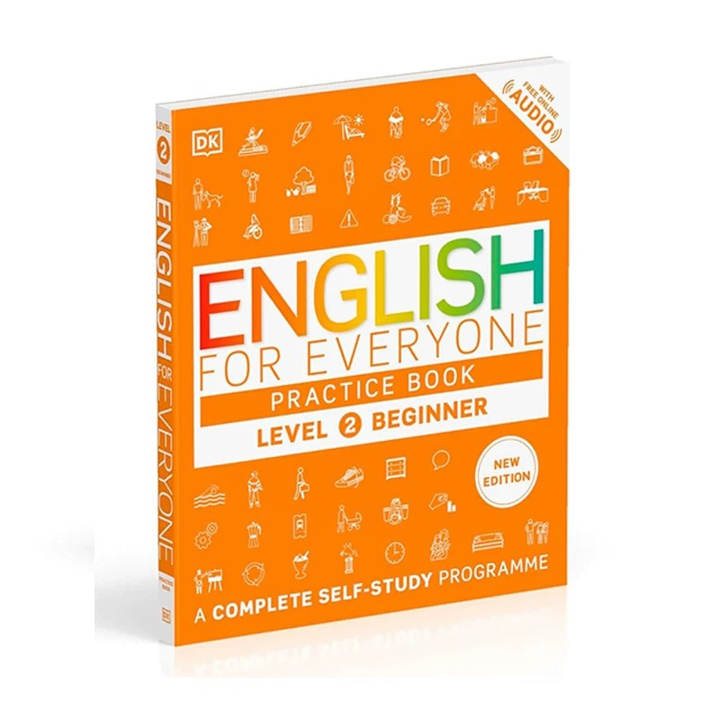 英文原版 DK新视觉 人人学英语 English for Everyone Practice Book Level 2 Beginner 入门级英语自学练习册书籍 雅思托福用书图片