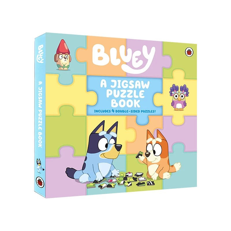 小蓝狗布鲁伊 拼图书 Bluey A Jigsaw Puzzle Book  英文原版 儿童启蒙故事绘本