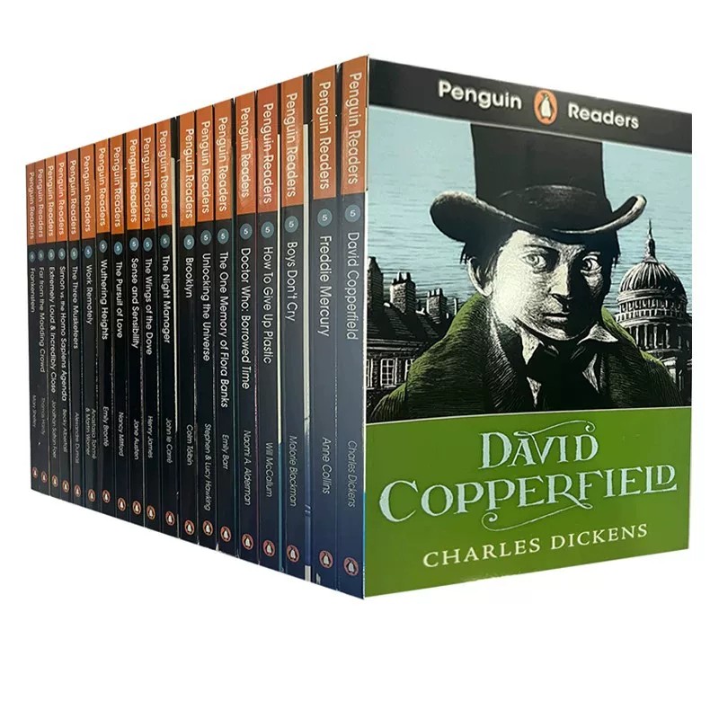 英文原版 Penguin Readers L5 19册扫码听音频 ELT企鹅兰登分级阅读 儿童文学经典小说理智与情感解锁宇宙斯蒂芬霍金