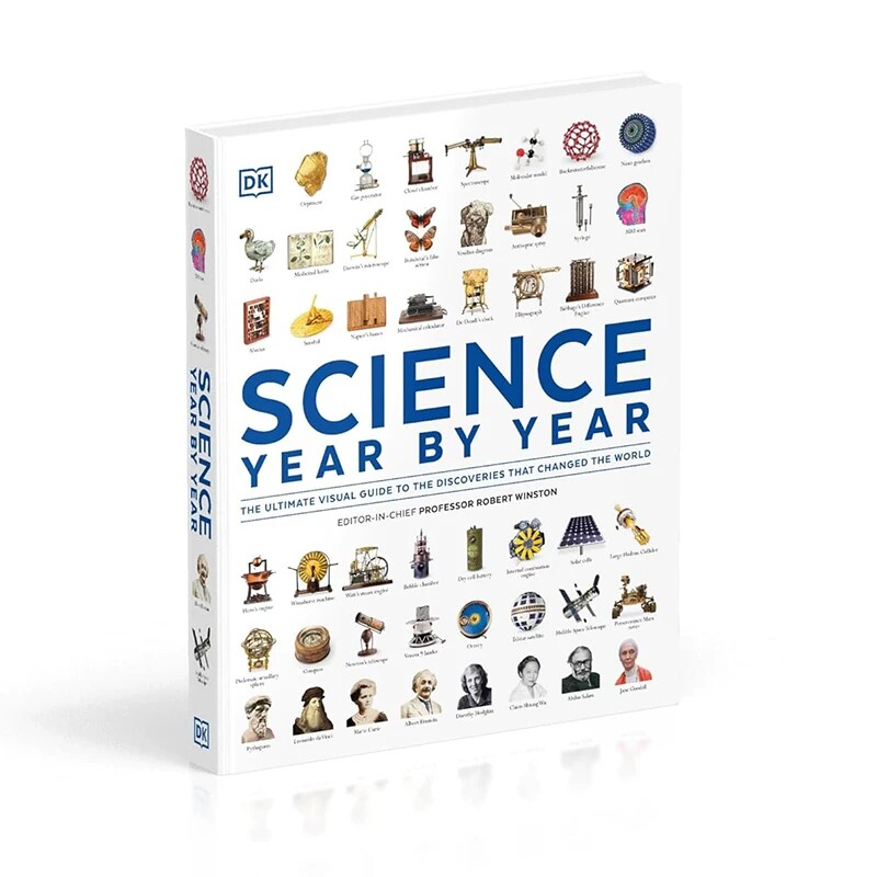 英文原版Science Year by Year 科学年表:改变世界的发现终极视觉指南 中国伟大朝代悠久丰富历史 历史启蒙读物