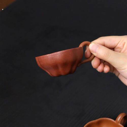 新品亦合三色南瓜杯紫砂可养主人杯纯手工品茗杯套杯功夫茶具礼品