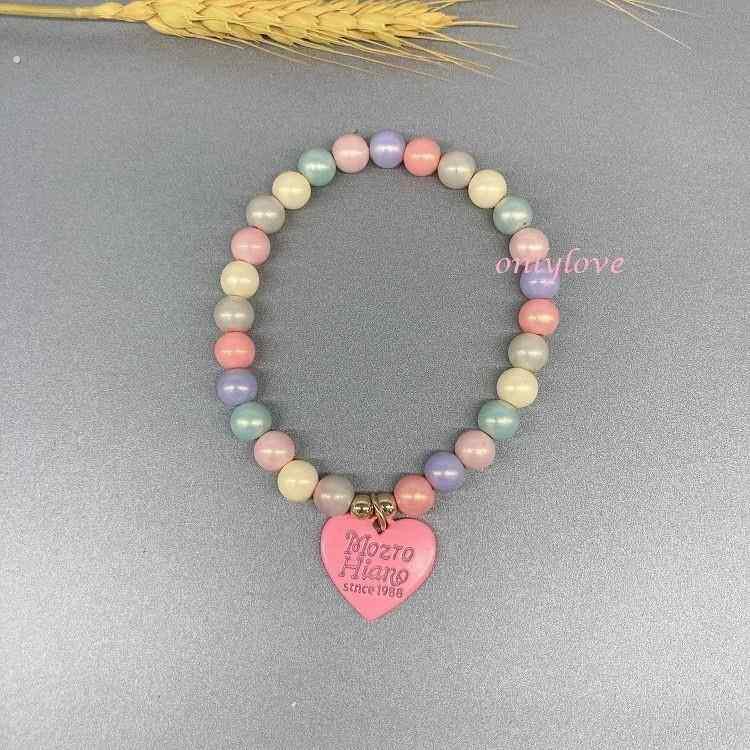 手工可爱宠物狗狗猫咪项圈糖果色爱心吊坠小型犬泰迪饰品猫项链