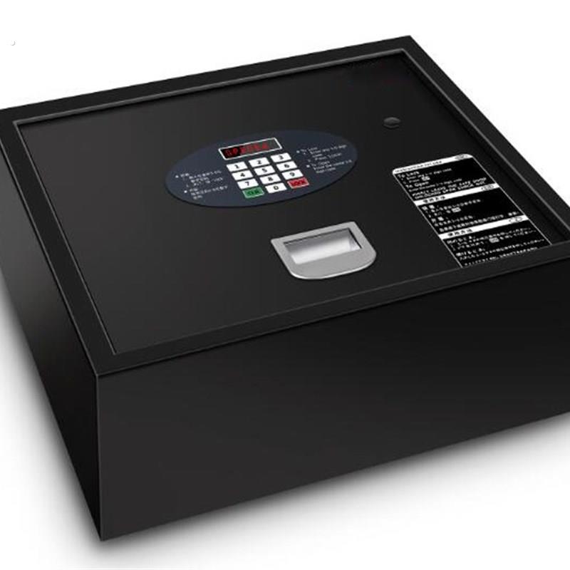 智能上翻保险箱抽屉式隐形保险柜家用小型全钢嵌入式车载密码箱