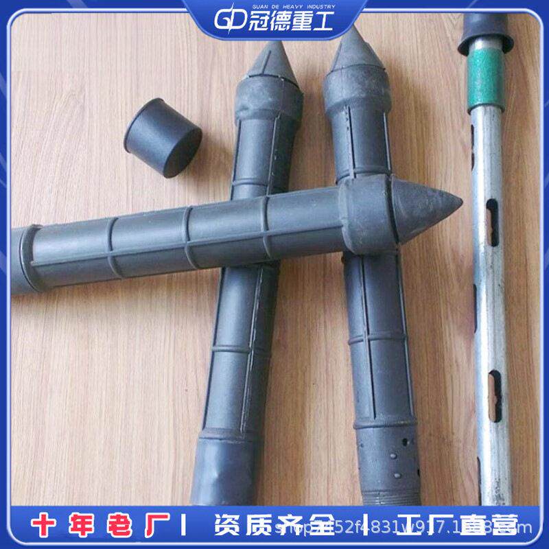 袖阀管PVC注浆管地基加固劈裂注浆耐压塑料管48/76螺纹对接花管