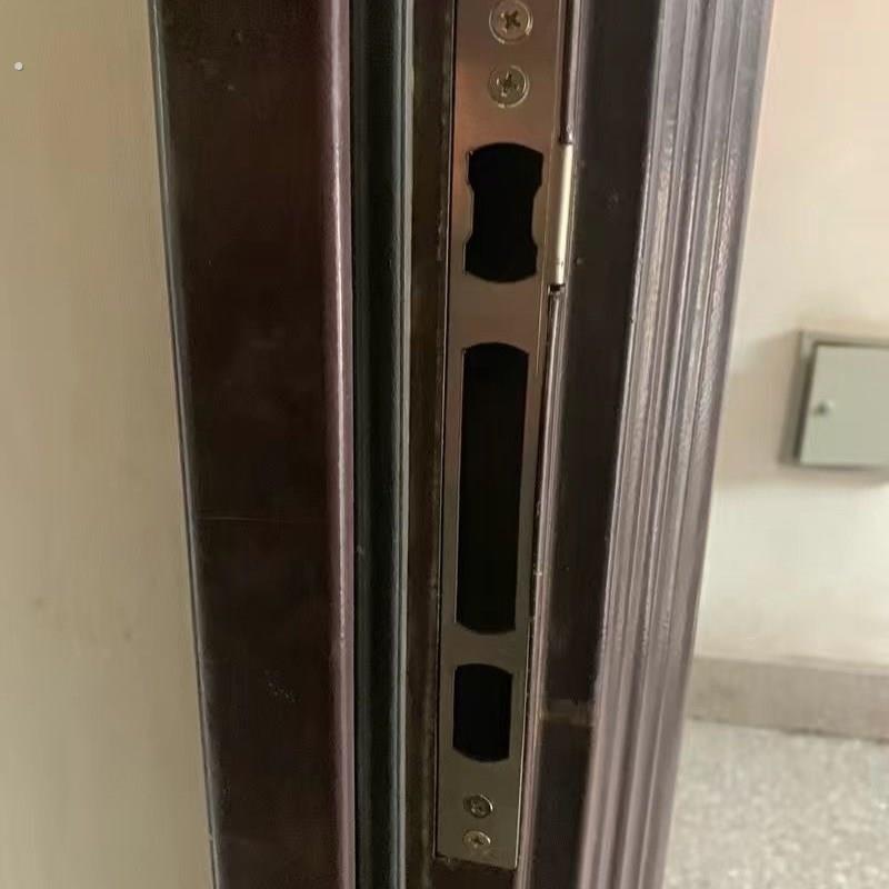 房门防盗门锁老式大全大门木门挡板锁槽修复导向片框片片锁具门框