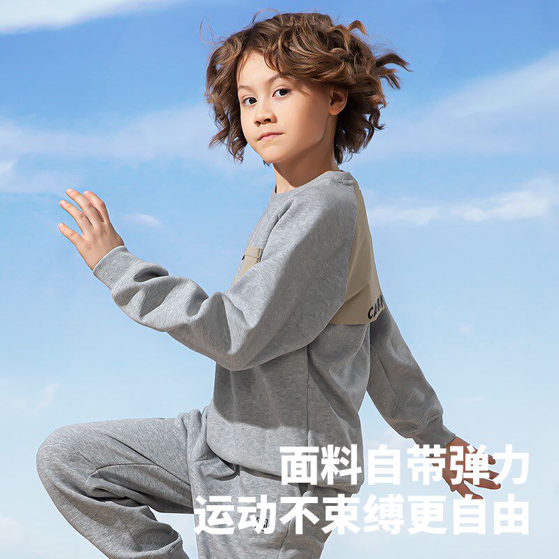斯博兰帝新款童装儿童卫衣t恤春秋男童女童长袖上衣外套潮款洋气