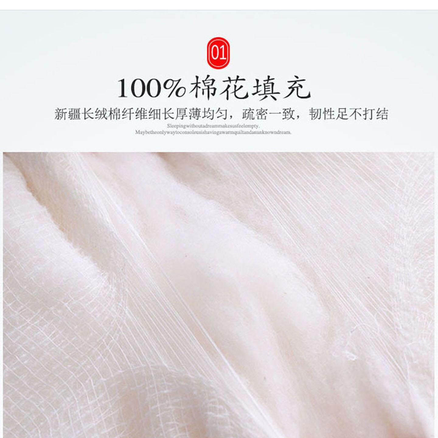 纯棉被子棉絮床疆垫学生被宿舍新棉被垫单人被芯TOA家用铺床花垫