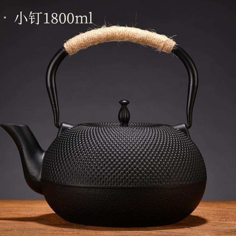 铁茶壶铸铁水壶生铁壶复古泡茶围炉煮茶壶家用中式软装创意摆件