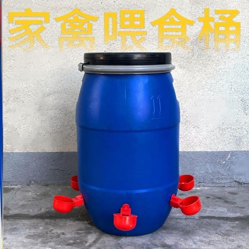 家禽自动饮水喂鸡鸭鹅养殖神器饮水加厚加盖大水桶耐晒防寒特厚