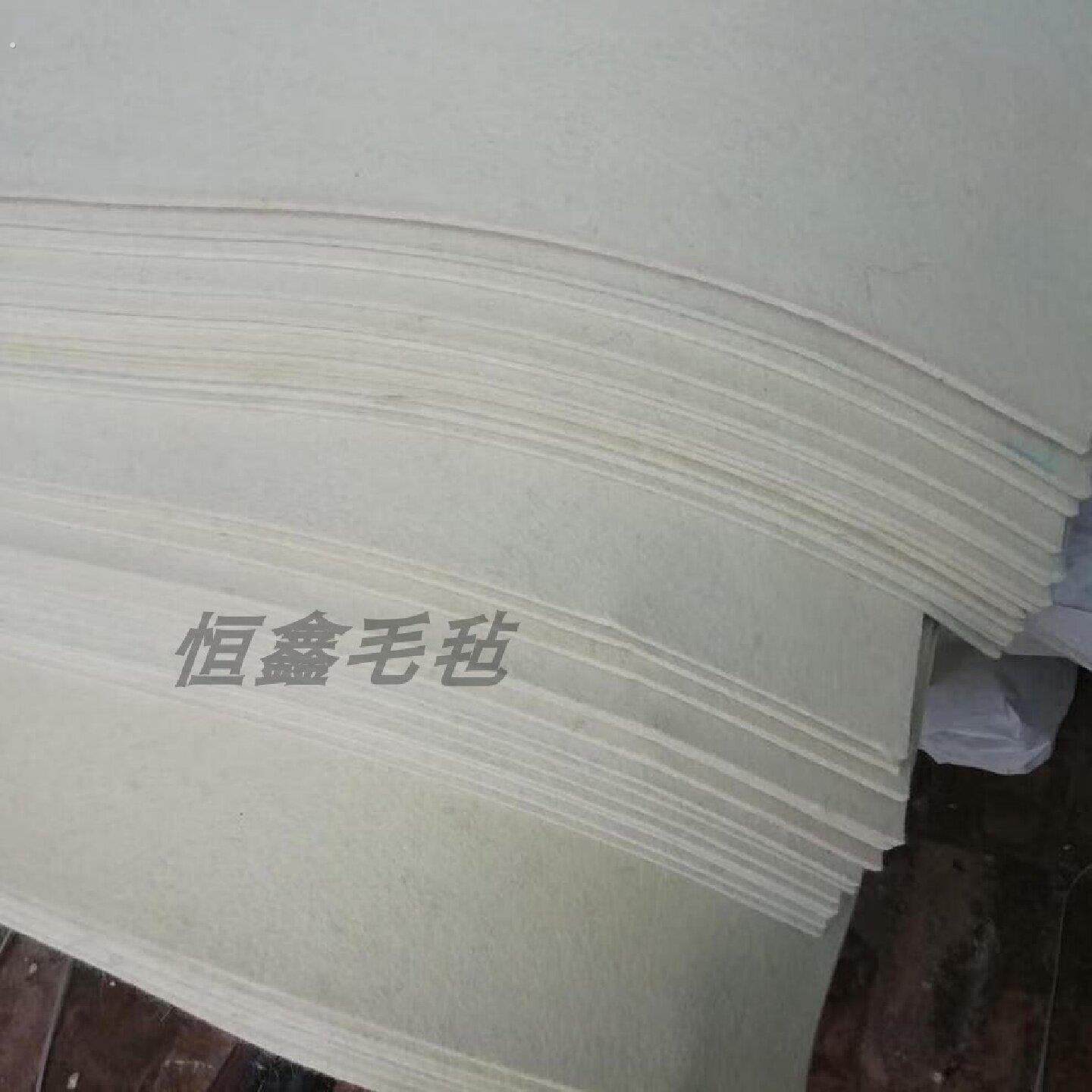 工业吸油打磨混纺羊毛毡减震绝缘防潮隔热阻燃高密度现货