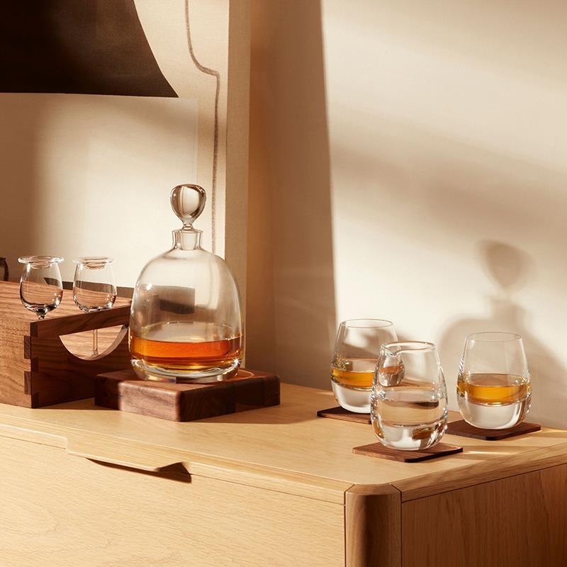 英国LSA威士忌酒具套装水晶玻璃酒杯 洋酒品鉴闻香杯酒樽高档礼盒
