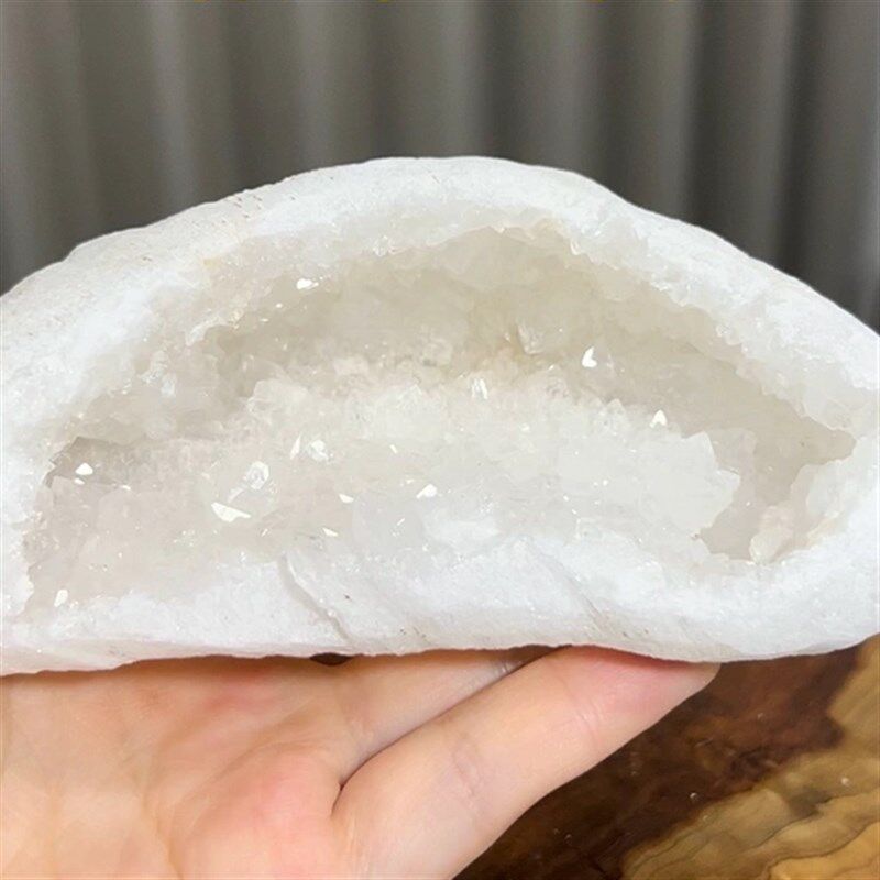 水晶净化消磁石天然白水晶原石晶洞晶簇聚宝盆钱袋子(合集)