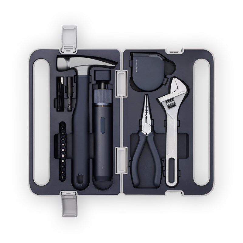 HOTO小猴工具套装电动螺丝刀工具箱家具家用维修多功能车载工具