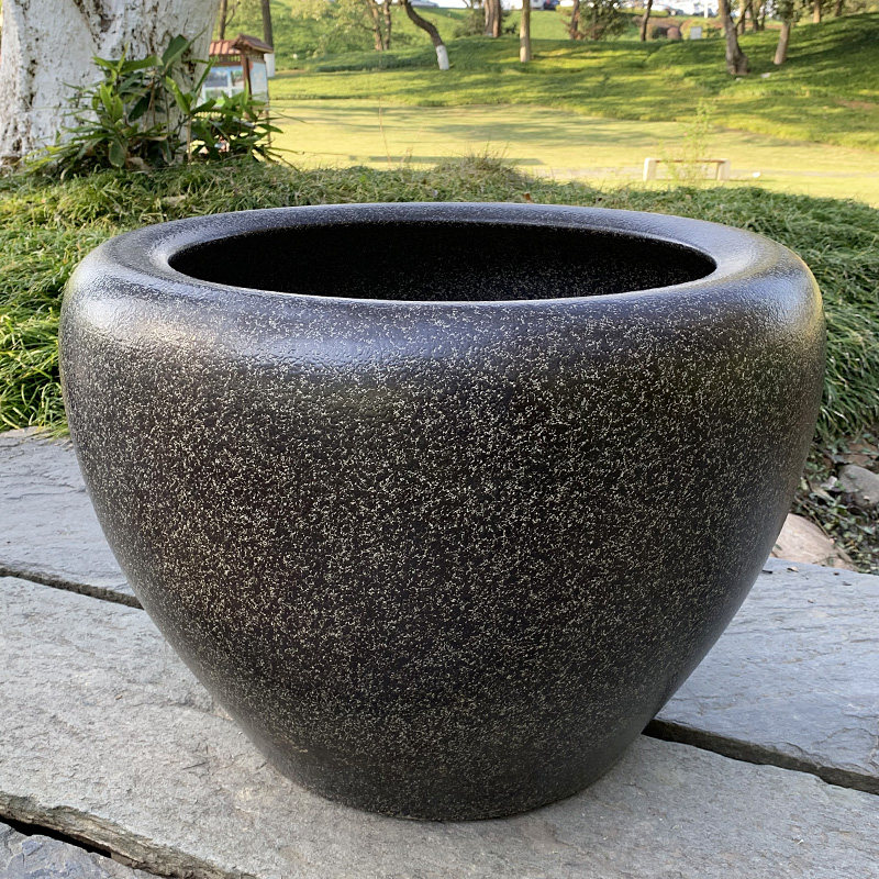 中式景德镇陶瓷特大号金鱼缸睡莲花盆荷花缸大型客厅阳台水缸包邮