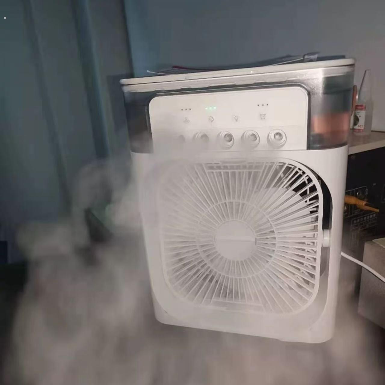 空调扇冷风机家用办公室卧室制冷小空调小桌面加湿小风扇