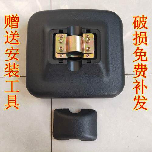 适用于东风天龙天锦大力神倒车反光镜专用广角后照镜正方形小方镜