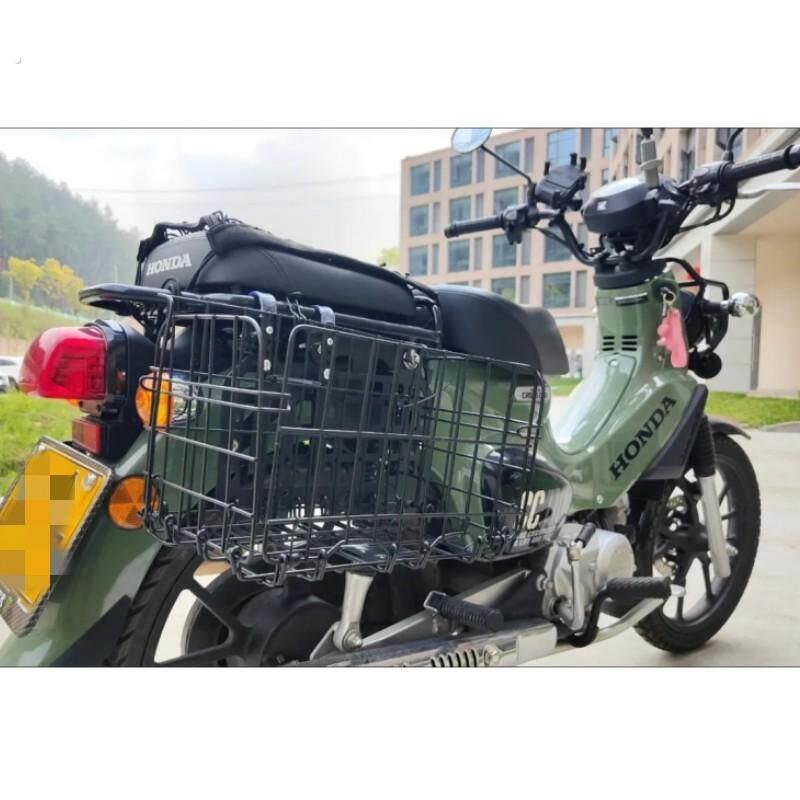 野兽摩托车摩托车改装侧折叠储物篮脚踏电动车后篮后储物