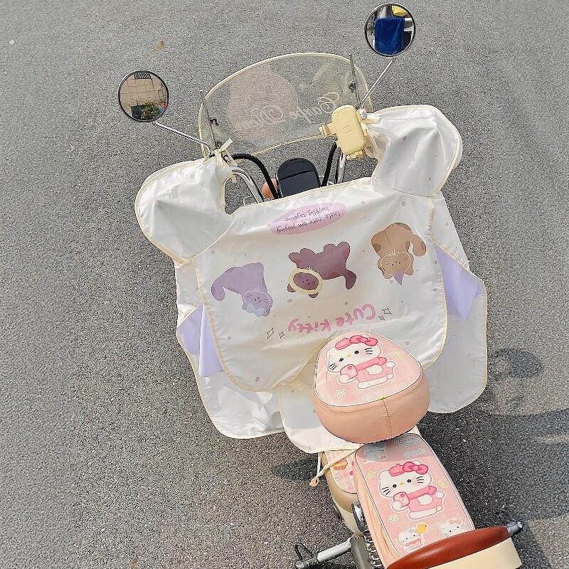 冰丝夏季防晒防水挡风被小红书同款电动车挡风被遮阳防晒新款