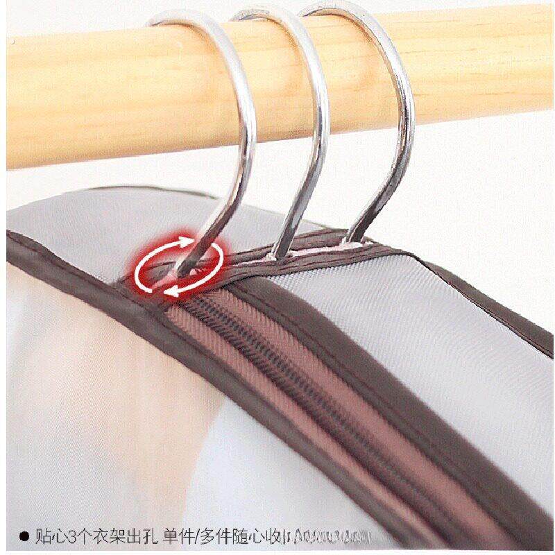皮草专用衣服罩挂衣袋防尘套貂皮大衣羽绒服透明防尘袋透气家用