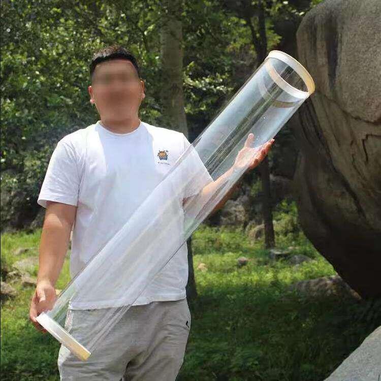 透明塑料桶圆形防水测试桶大桶塑实验用圆柱体料筒超高深桶透明桶
