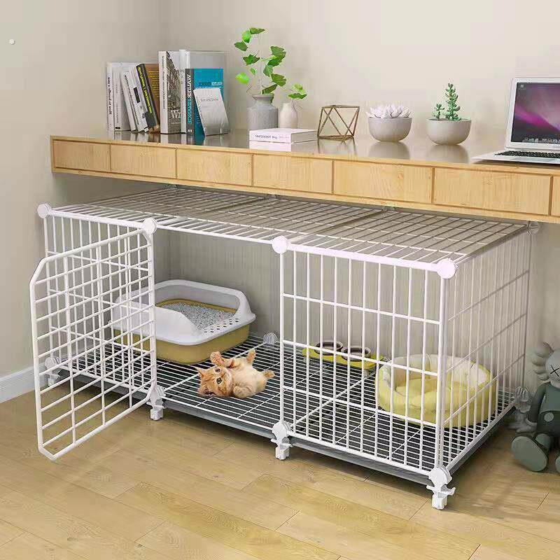 ·猫笼子小型家用室内带厕所一体宠物用品猫咪猫舍幼猫猫屋一层别