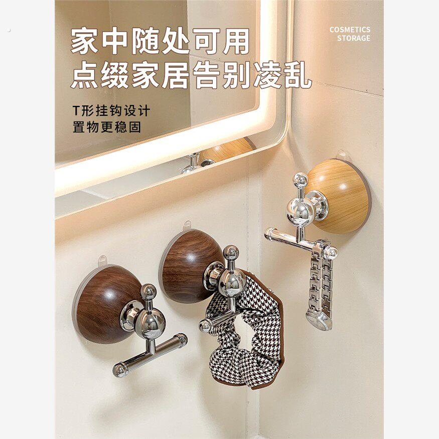吸盘挂钩免打孔强力承重浴室化妆室玄关门后挂衣钩壁挂式无痕黏钩