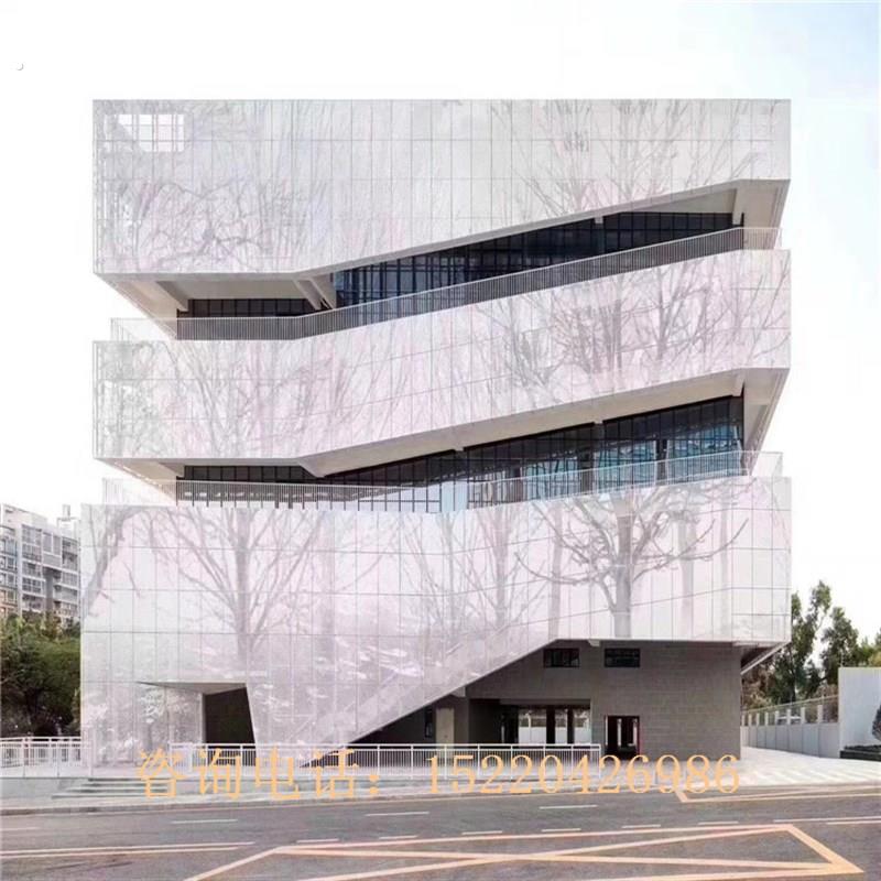 现货速发店面门头装饰板氟碳抗腐漆单板造型冲孔镂空雕刻板