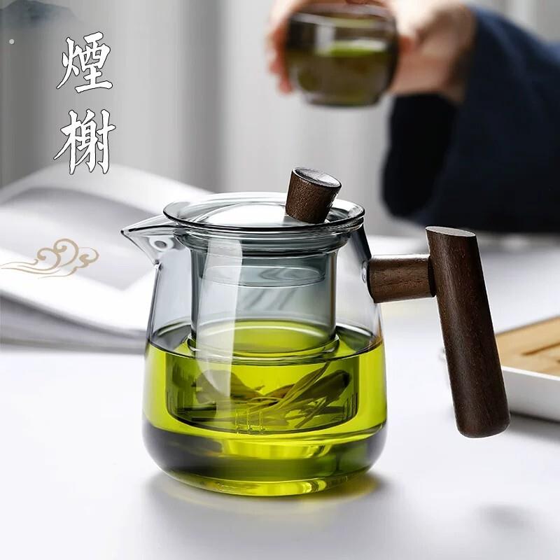 茶水分离杯单壶一人用茶具套装茶壶泡茶家用玻璃煮泡茶壶2026新款