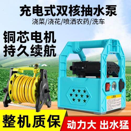 锂电小型菜地充电式抽水泵浇菜神器浇水浇地农用家用灌溉抽水机