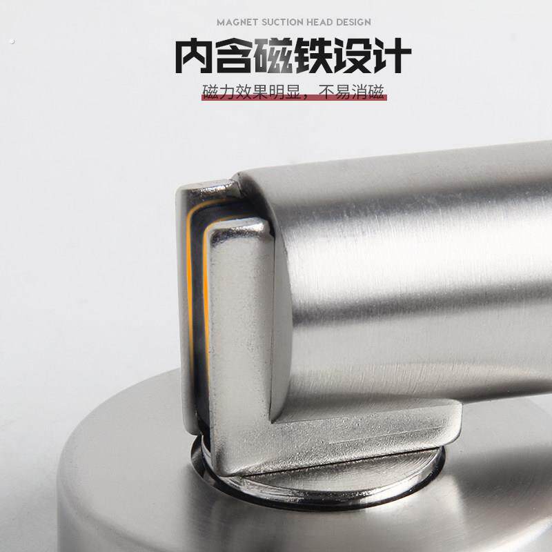 加长门吸大门强磁加粗不锈钢室内卧室防撞吸门器门碰加高地吸打孔