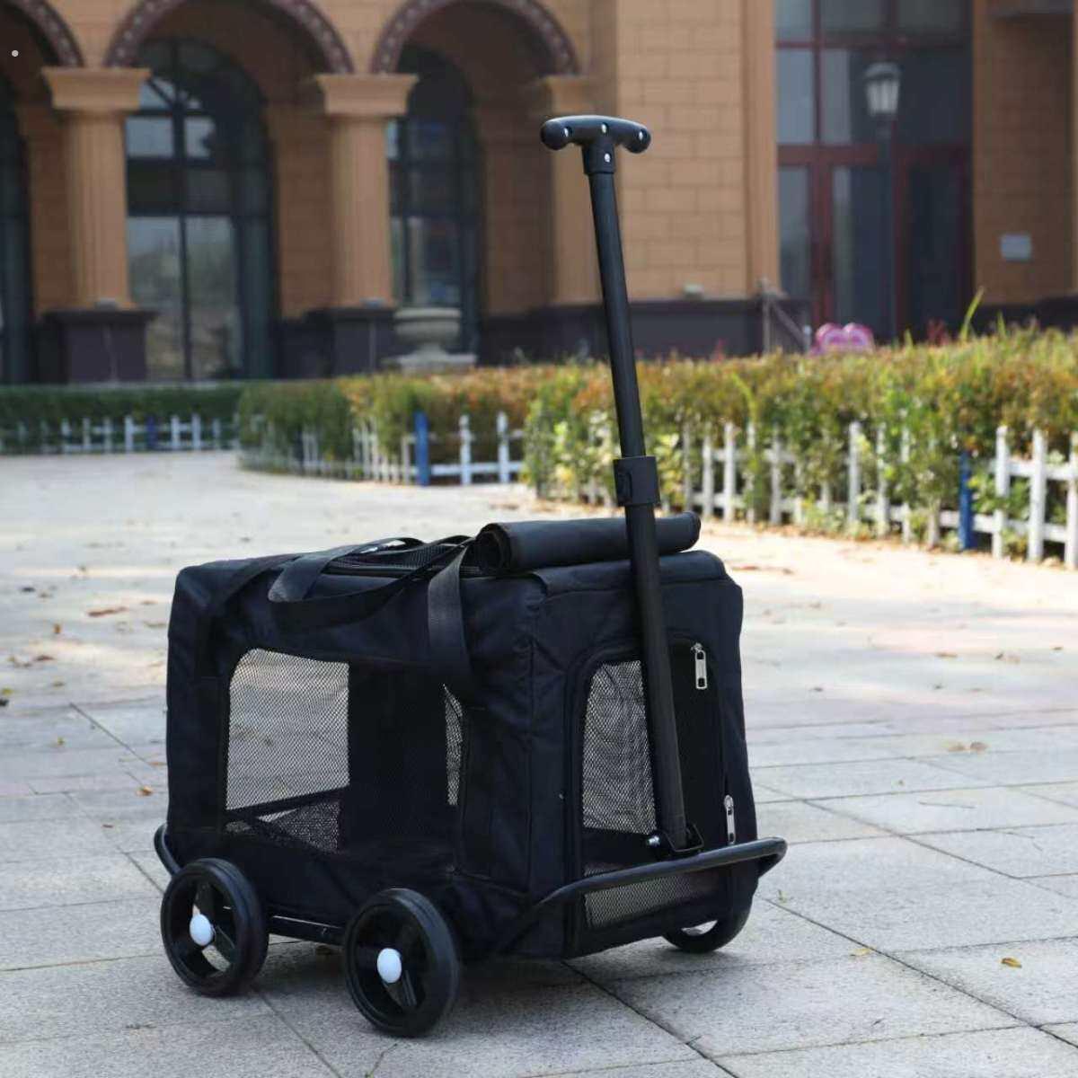 亲悠航空箱猫咪专用宠物外出宠物推车轻便折叠猫咪外出拉杆箱轮子
