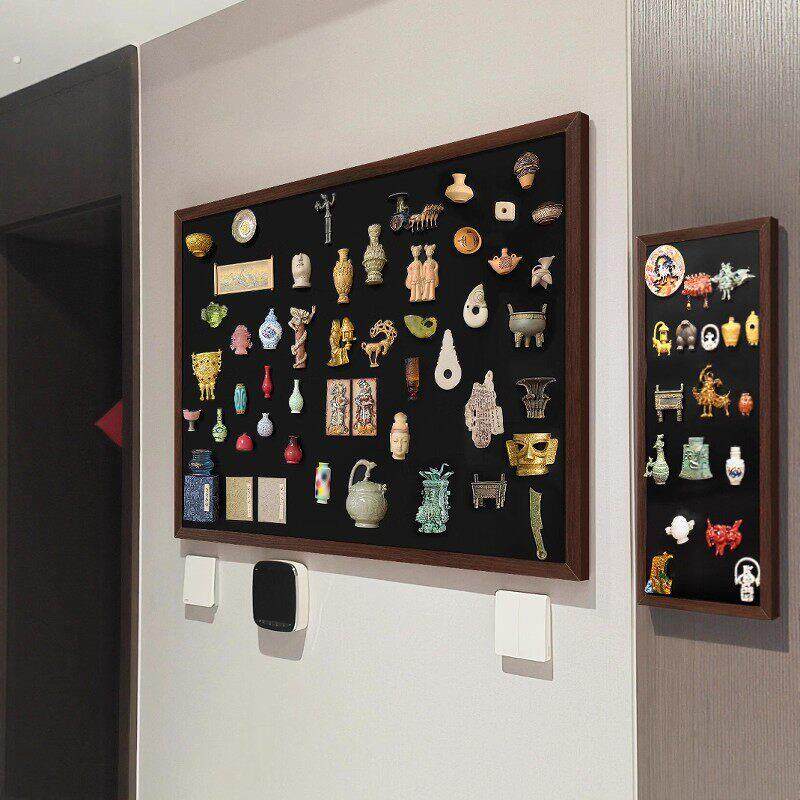 磁吸板小黑板冰箱贴展示板吧台磁铁收纳板墙壁遮挡挂式留言照片墙